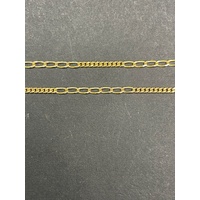 Ladies 9ct Yellow Gold Long Curb Link Necklace