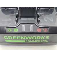 Greenworks Commercial CAB810 8A Dual Port Active Cooling Charger 2958302AU