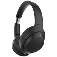 QuDo Wireless Active Noise Cancelling Headphones Black 53 Hours Playtime