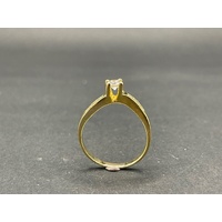 Ladies 18ct Yellow Gold Diamond Ring