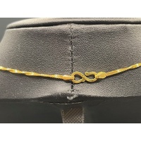 Ladies 22ct Yellow Gold Snake Link Necklace