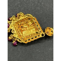 Ladies 21ct Yellow Gold Tikka Headpiece Pendant