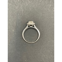 Ladies 18ct White Gold Diamond Engagement Ring