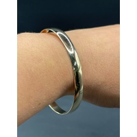 Ladies 9ct Yellow Gold Round Bangle