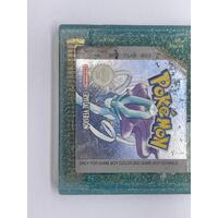 Genuine Nintendo Pokémon Crystal Version Game Boy Color Game Cartridge