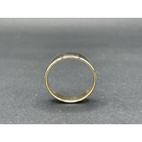 Mens 10ct Yellow Gold Plain Band Ring