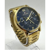 Tommy Hilfiger Sullivan Gold Tone Multifunction Men’s Analog Watch