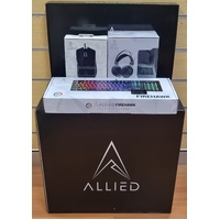 Allied Patriot Black Edition Custom Gaming PC with Keyboard Mouse and Headset