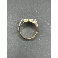 Mens 9ct  Solid Yellow Gold Chunky Ring