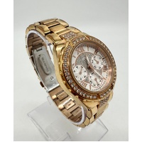 Guess Viva Rose Gold Stainless Steel Band Quartz Analog Ladies Watch W0111L3