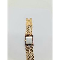 Guess Ladies Gold Tone Tortoise Analog Quartz Watch