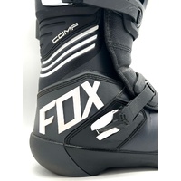 Fox Racing Comp 25408 Motocross Mens Black Boots Size 12 US