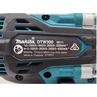 Makita DTW300 18V LXT 1/2 Inch Drive Cordless Brushless Impact Wrench Skin Only