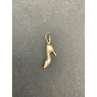 Ladies 9ct Yellow Gold Shoe Heal Pendant