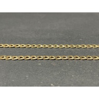 Unisex 9ct Yellow Gold Curb Link Necklace