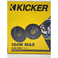 Kicker 46CSC44 4 Inch Car Coaxial Speakers 150W Max 50W RMS