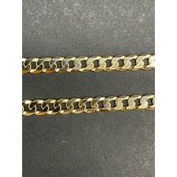 Men's 9ct Yellow Gold Curb Link Necklace