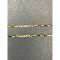 Ladies 9ct Yellow Gold Belcher Link Necklace