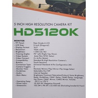 Autobacs HD5120K 5 Inch High Resolution Camera Kit