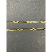 Ladies 9ct Yellow Gold Albert Chain Necklace