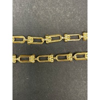 Ladies 18ct Yellow Gold Paperclip Link Necklace