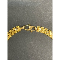 Ladies 22ct Yellow Gold Fancy Link Bracelet