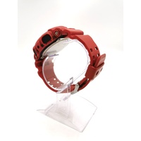 Casio G-Shock GA-100B Analog Digital Resin Strap Men’s Red Watch with Tin Case