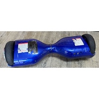 Fitness Master Blue Self Balancing Electric 2 Wheel Hoverboard and Charger Cable