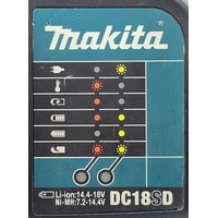 Makita DC18SD 14.4-18V Li-Ion Battery Charger Corded