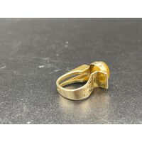 Ladies Solid 9ct Yellow Gold Ring Fine Jewellery 7.5 Grams Size UK K