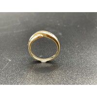 Ladies 9ct Yellow Gold Diamond Ring (Pre-Owned)