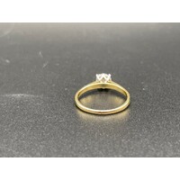 Ladies 18ct Yellow Gold Diamond Ring (Pre-Owned)