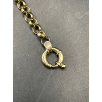 Ladies 9ct Yellow Gold Belcher Link Bracelet