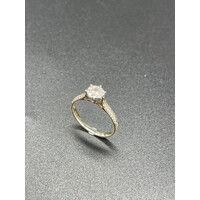 Ladies 9ct Yellow Gold Ring (Pre-Owned)