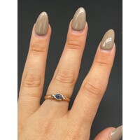 Ladies 9ct Yellow Gold Ring (Pre-Owned)