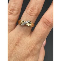 Ladies 9ct Yellow Gold Ring (Pre-Owned)