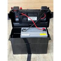 Eaton VRLA Battery PWHR12280W4FR with Black Battery Box (Pre-owned)