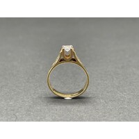 Ladies 18ct Yellow Gold Diamond Ring (Pre-Owned)