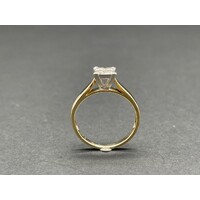 Ladies 9ct Yellow Gold Diamond Ring (Pre-Owned)