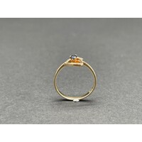 Ladies 9ct Yellow Gold Heart Ring (Pre-Owned)