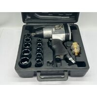 Taurus TTA-7184 1/2” Square Drive Air Impact Wrench Set (Pre-owned)