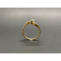 Ladies 18ct Yellow Gold Diamond Ring