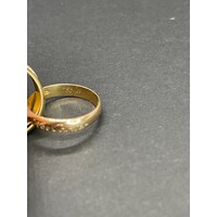 Ladies 18ct Three Tone Gold 3 in 1 Ring