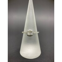 Ladies 18ct White Gold Diamond Engagement Ring