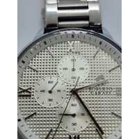 Roberto Carati Jarrod Multifunction Mens Silver Watch Stainless Steel Case