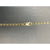 Unisex 9ct Yellow Gold Cable Chain Link Necklace