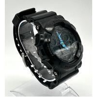 Casio G Shock GA-100C Analog Digital Display Men's Blue Black Resin Band Watch