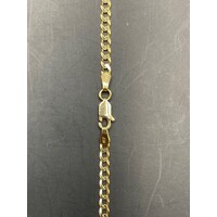 Men's 10ct Yellow Gold Curb Link Necklace