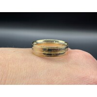 Mens 9ct Yellow Gold Wedding Band Ring