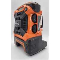 AEG Jobsite Radio BR18C-X4 Skin Only Compact 18V Radio for Jobsite Use